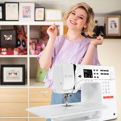 zu den BERNINA Nähmaschinen...